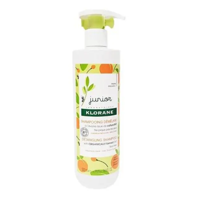 Klorane Junior Detangling Shampoo Παιδικό Σαμπουάν για Ξέμπλεγμα Μαλλιών με Άρωμα Ροδάκινο από 3 ετών, 500ml