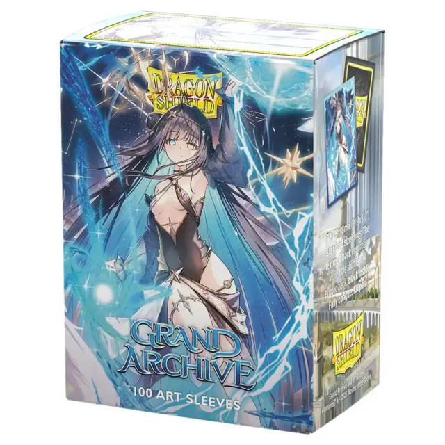 Dragon Shield Grand Archive License Standard Sleeves - Raziel, Archangel of Libra (100 Sleeves)