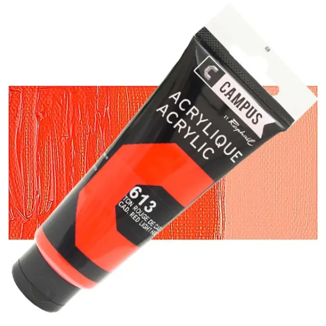Ακρυλικό Raphael Campus - 613 Cadmium Red Light Hue - 100ml