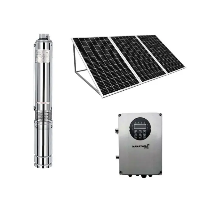 NAKAYAMA PRO NP2230 - NAKAYAMA Pro NP2230 Αντλία Νερού με Φωτοβολταικό 96V,750W,Μέγιστο Μανομετρικό 95m,Σετ 3 Πάνελ 1650W (080107)