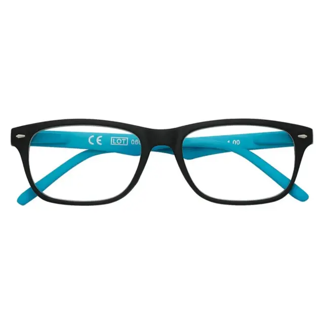 Zippo Reading Glasses Γυαλιά Πρεσβυωπίας Μαύρο Ματ με Γαλάζιους Βραχίονες +3.50 31Z-B3-AZC, 1τμχ