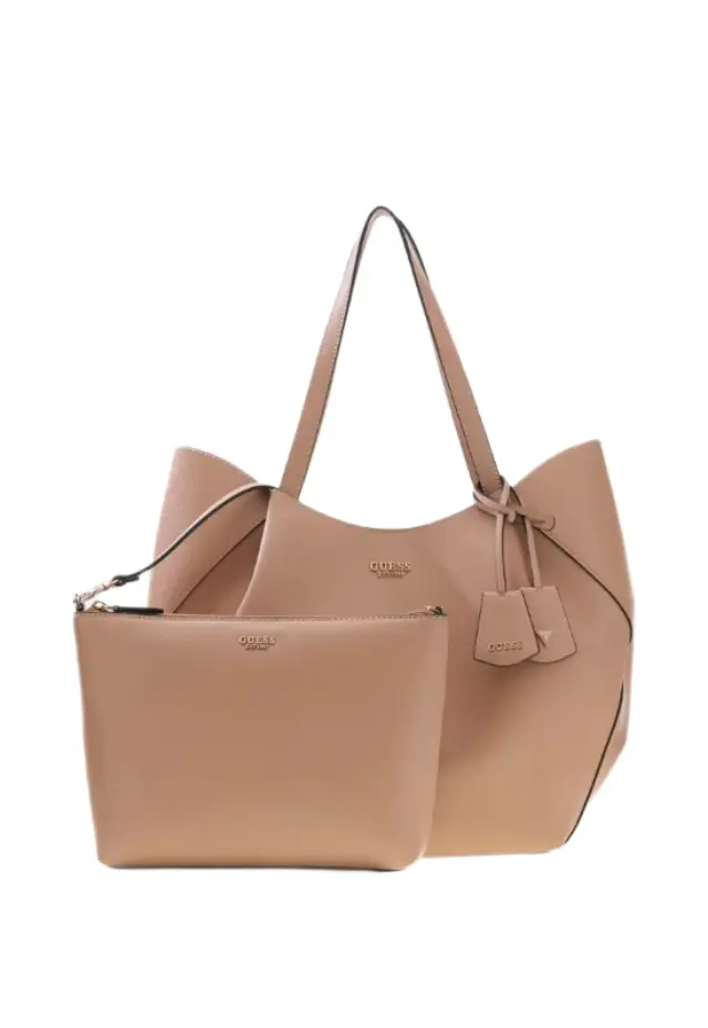 Guess γυναικεία τσάντα Shopper Amorette με εσωτερικό τσαντάκι pochette HWBG7898240-2