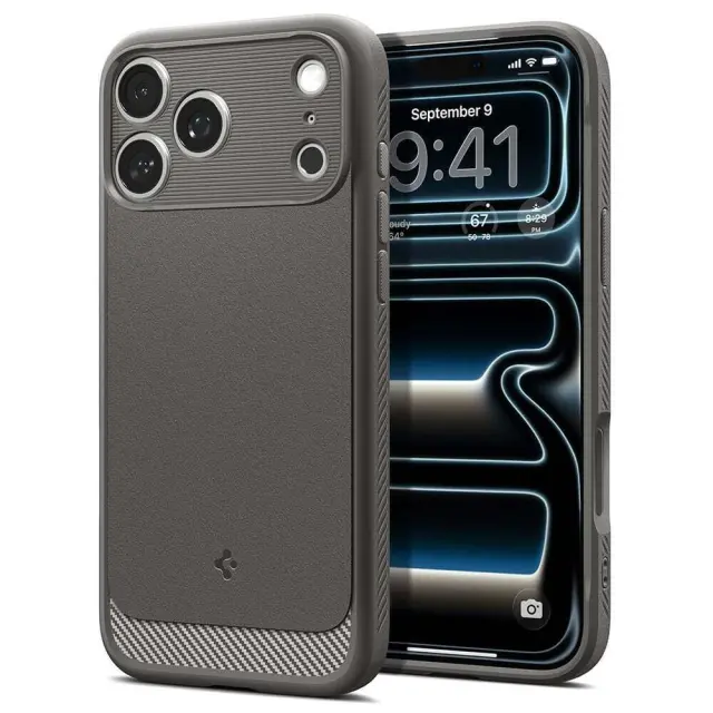 Spigen Rugged Armor MagSafe, gray - iPhone 18 Pro Max/17 Pro Max