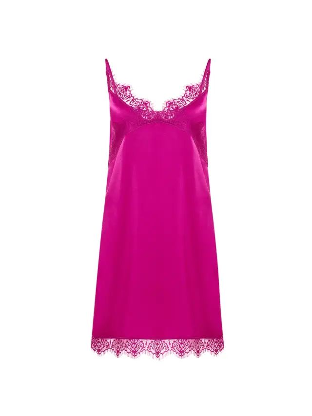 Simone Pérèle Νυχτικό Satin Secrets Azalea 2