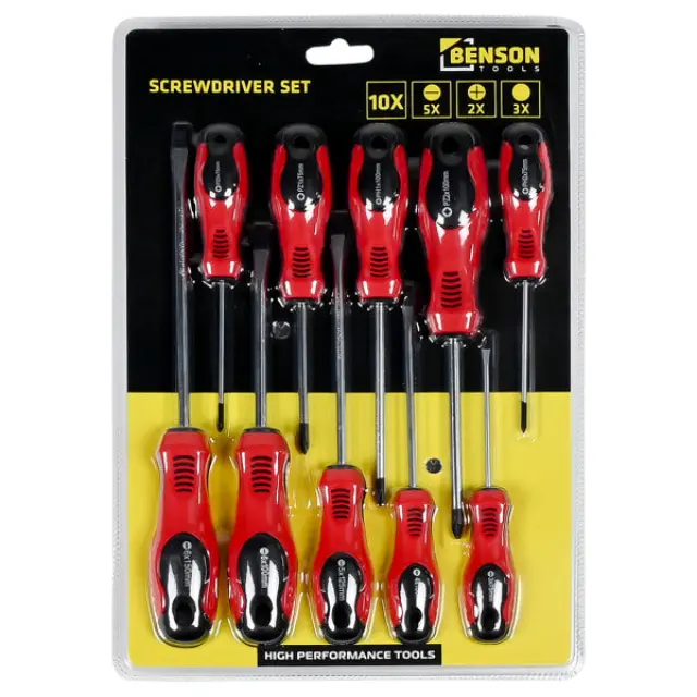 Screwdriver set 10 pieces