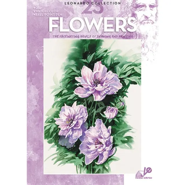 Βιβλίο Ζωγραφικής Leonardo No23 - Flowers