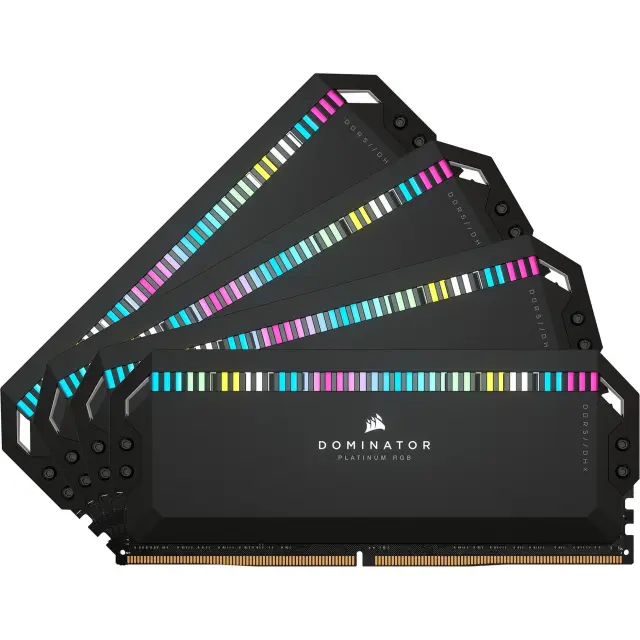 Corsair DIMM 64 GB DDR5-6400 (4x 16 GB) Quad-Kit (black, CMT64GX5M4B6400C32, Dominator Platinum RGB, INTEL XMP)