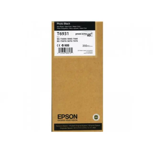 Epson T6931 Γνήσιο Μελάνι Εκτυπωτή InkJet Photo Μαύρο (C13T693100)