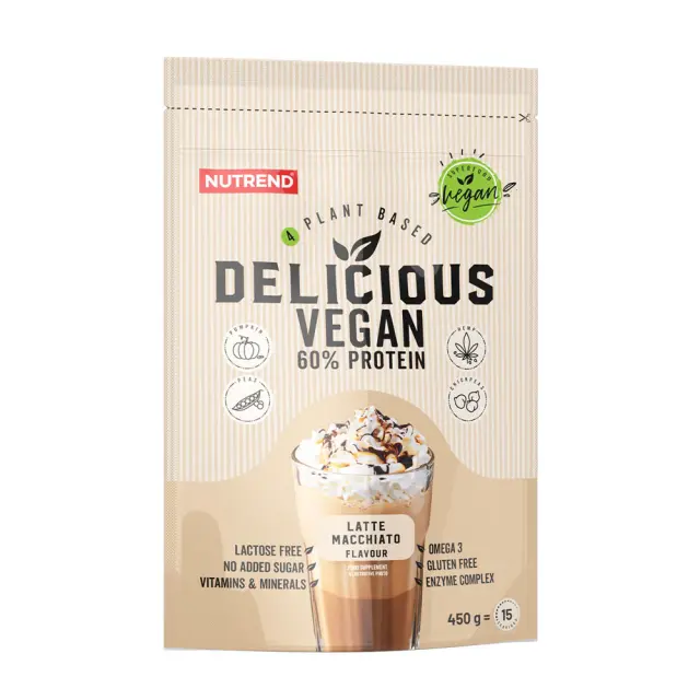Nutrend Delicious Vegan Protein Latte Macchiato, 450 g