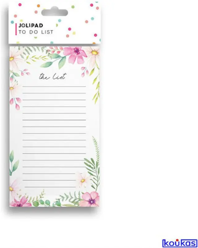 Fun to do list Floral 2 (JOLIPAD)