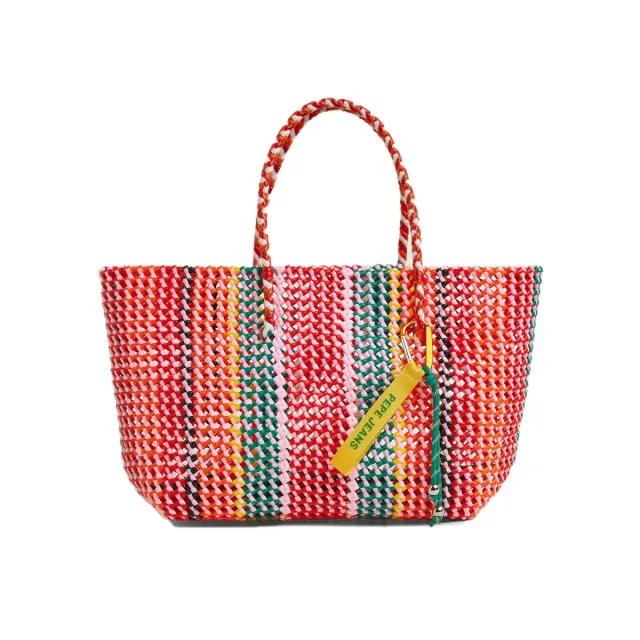 Pepe Jeans Γυναικεία Τσάντα Θαλάσσης Bailey Tote - 47x27x16εκ, Χρώμα Studio Red - ONESIZE