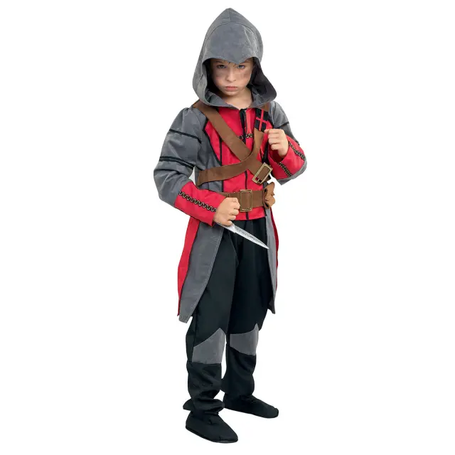 Fun Fashion Στολή Assassin Γκρι (08) 794