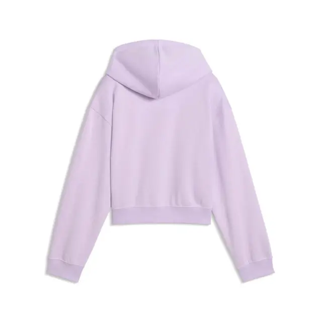 Puma Girl's Essentials 2 Color No1 Logo Short Length Fleece Hoodie Μωβ 690717-46 (Puma) 2