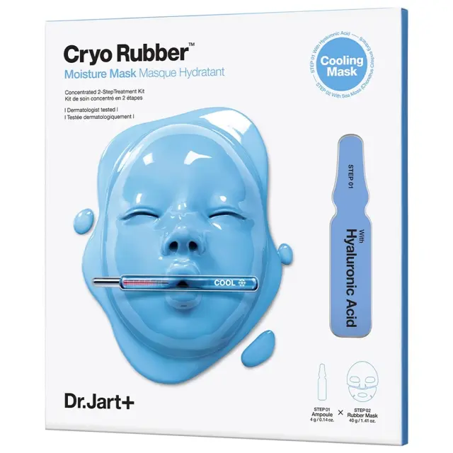 Dr.Jart+ Cryo Rubber With Moisturizing Hyaluronic Acid Μάσκα Προσώπου 4×40gr