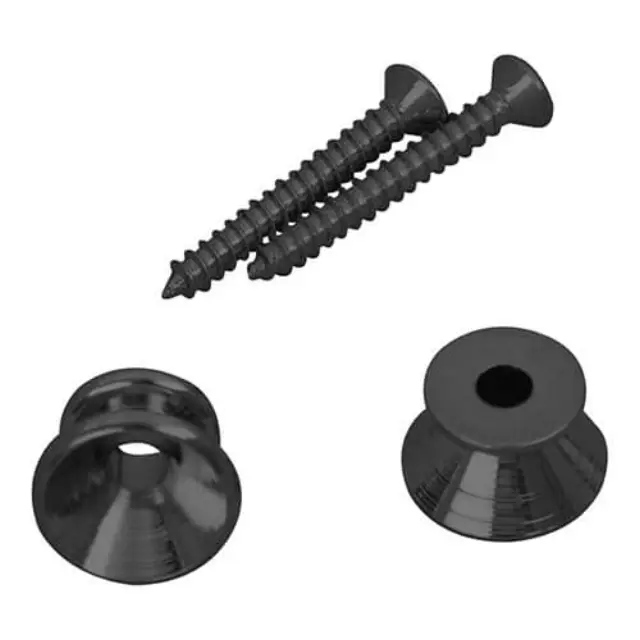 D'Andrea USA EP2B Strap Button Black (Ζεύγος)