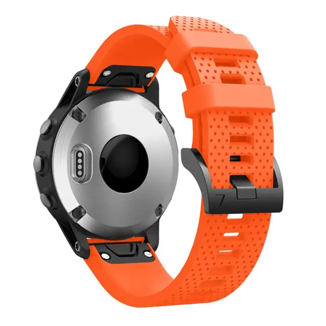 Λουράκι Σιλικόνης για Garmin Fenix 5s/6s/6s/7s Pro/8/9 (43mm)- Orange OEM