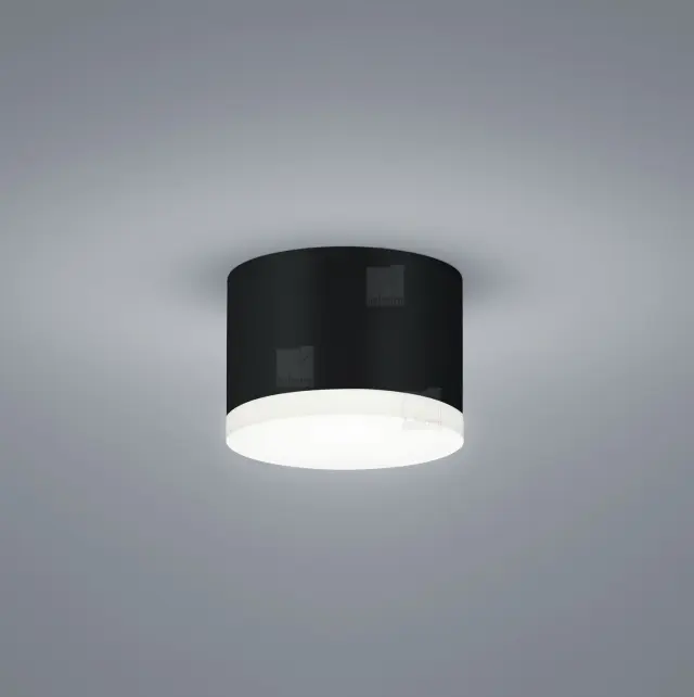 Φωτιστικό Οροφής PALA Μαύρο Ματ LED IP30 Ø100mm