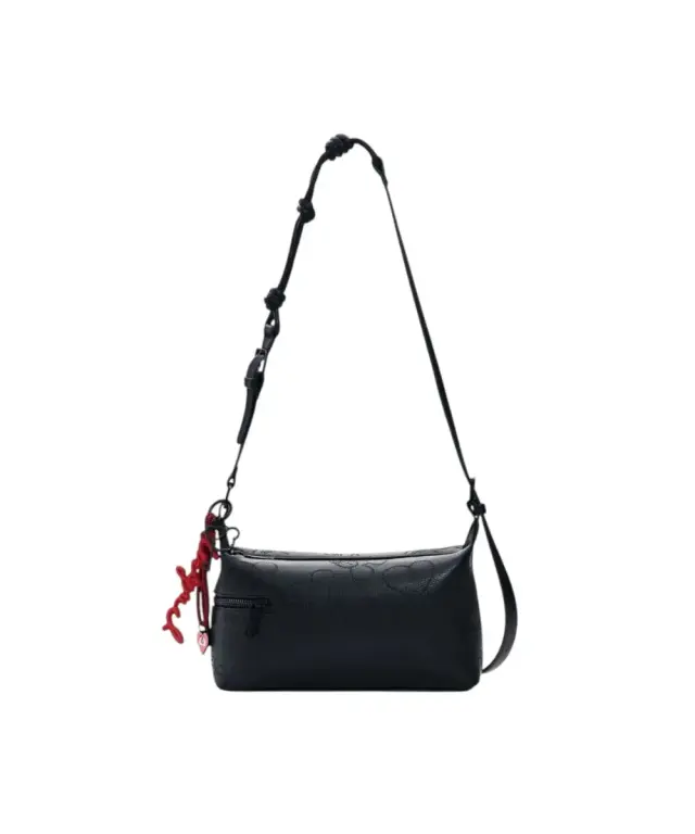Desigual - Γυναικεία Τσάντα Ώμου Mickey Lines Huntington 26SAXP75-2000 Μαύρο