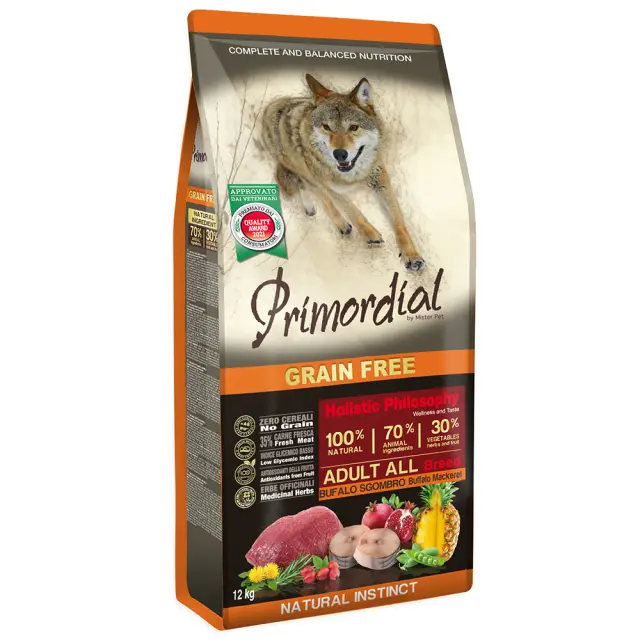 Primordial Dog Adult Buffalo-Mackerel 2kg