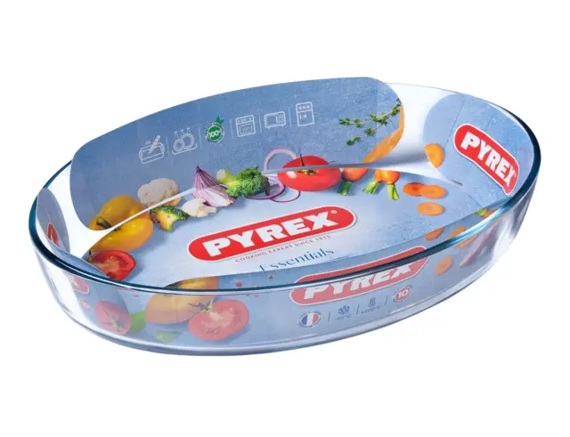 Πυρίμαχο σκεύος Essentials Pyrex με χωρητικότητα 3.1L και διαστάσεις 35x24cm 15215