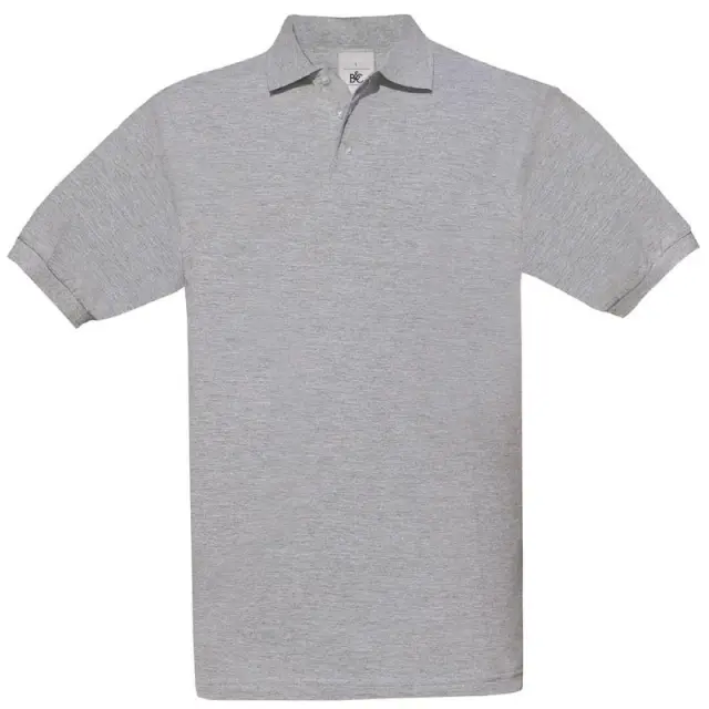 ΜΠΛΟΥΖΑΚΙ POLO ΑΝΔΡΙΚΟ ΚΟΝΤΟΜΑΝΙΚΟ B+C SAFRAN PU409 Heather grey-610