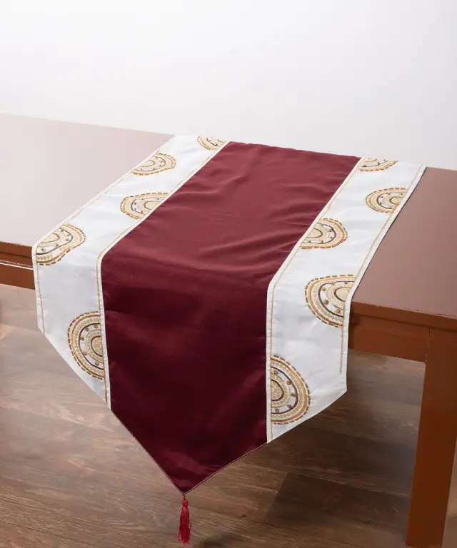 Τραβέρσα (50cm x 145cm) 612 ΧΜ-45 Μπορντώ - -