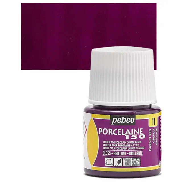 Pebeo Porcelaine 150 Σμάλτο - 11 Garnet Red (T) - 45ml