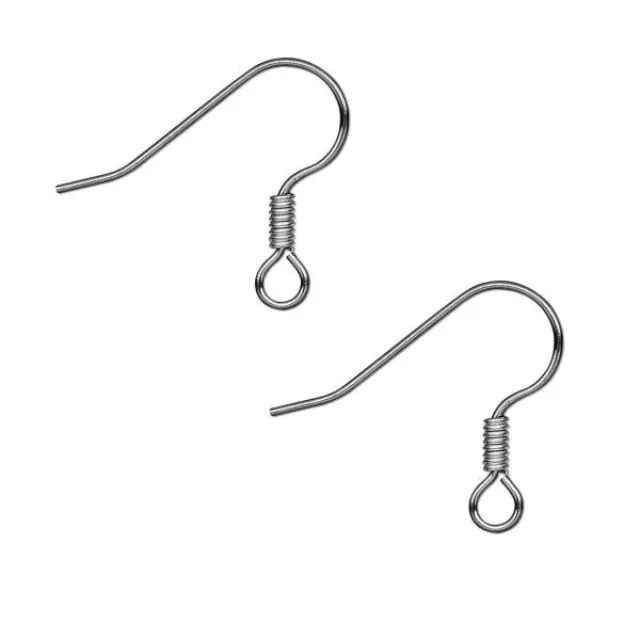 Σκουλαρίκι Hook 18mm με Σπείρα Ανοξείδωτο Ατσάλι 304 - 20τεμ