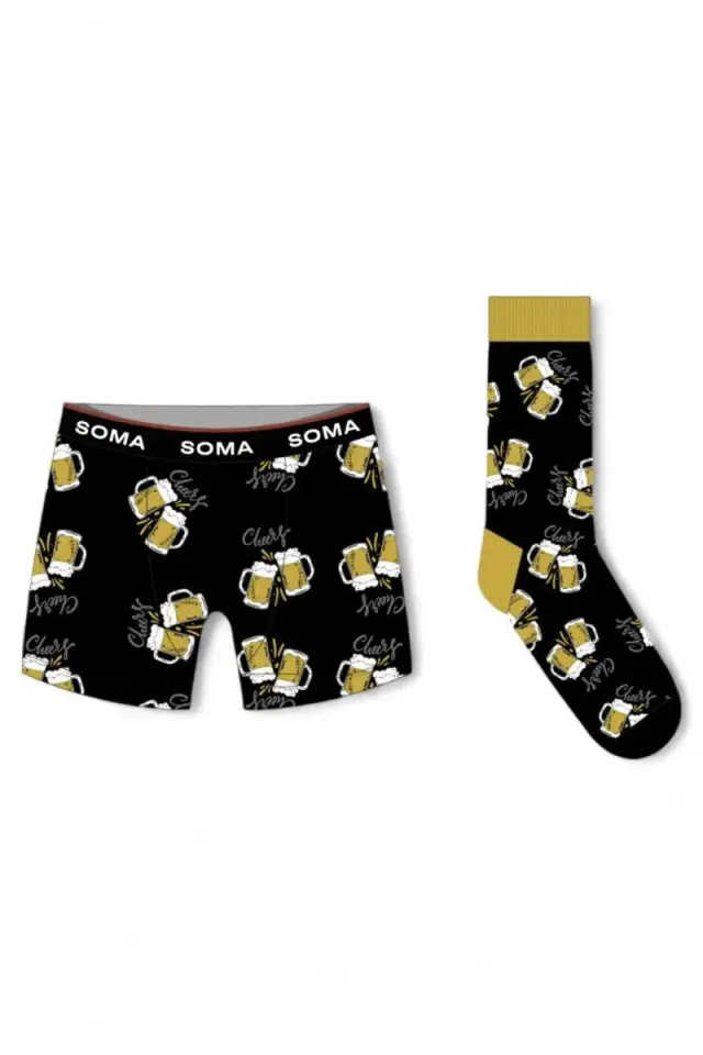 Boxer κάλτσες με print