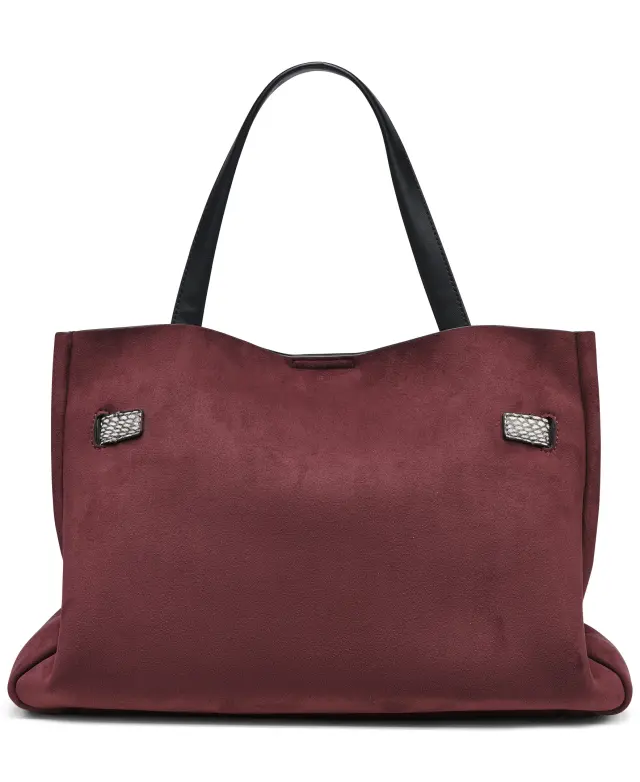 DKNY γυναικεία τσάντα satchel BRYAR σουέντ R63DMK43-2 2