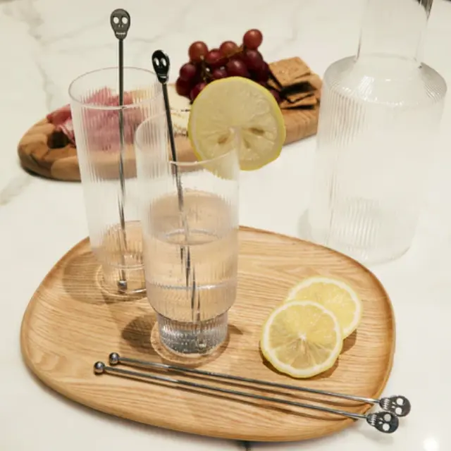 Αναδευτήρες για ποτά σετ 4 τεμ Cocktail Stirrers stailess steel BA103 3