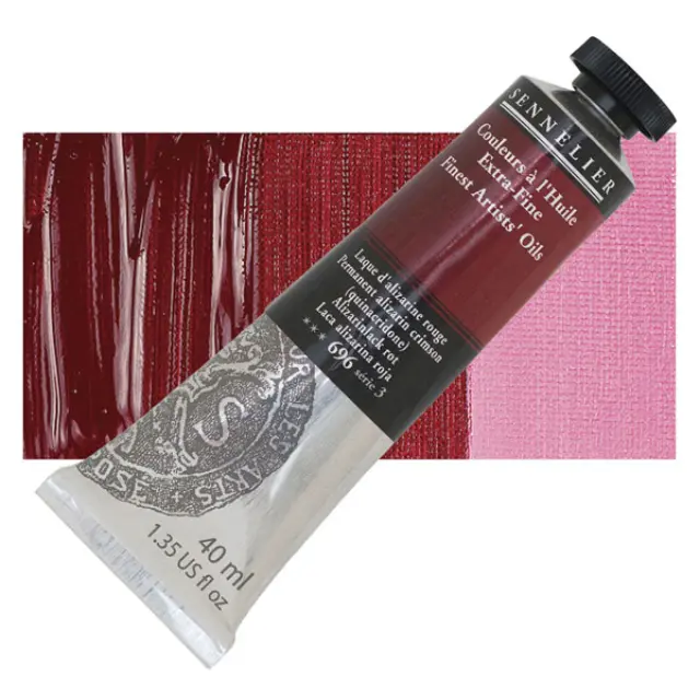Sennelier Λάδι Finest Artists Oil 696 Permanent Alizarin Crimson - 40ml