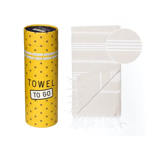 Towel To Go Capri Πετσέτα Θάλασσας - Hammam Beige