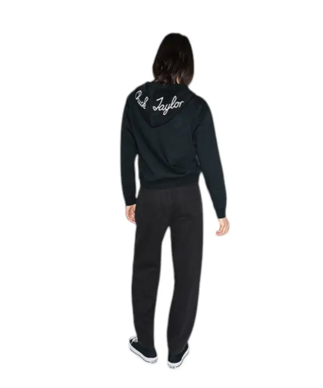 Converse - Γυναικεία Ζακέτα Φούτερ Signature CVW6H546-001 Μαύρο - M 3