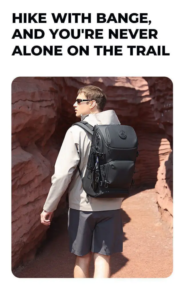 Σακίδιο Outdoor 35L Laptop 15,6 Bange FW229 μαύρο - One Size 3