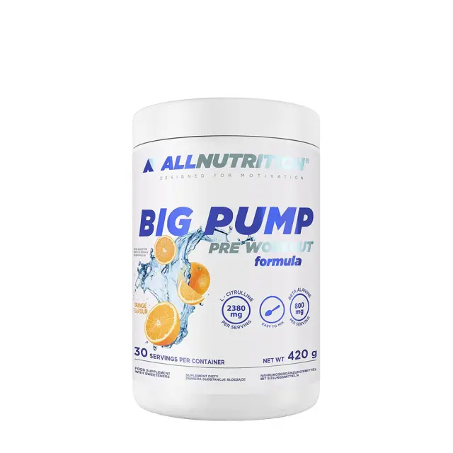 ALLNUTRITION Big Pump Pre-Workout Orange, 420 g