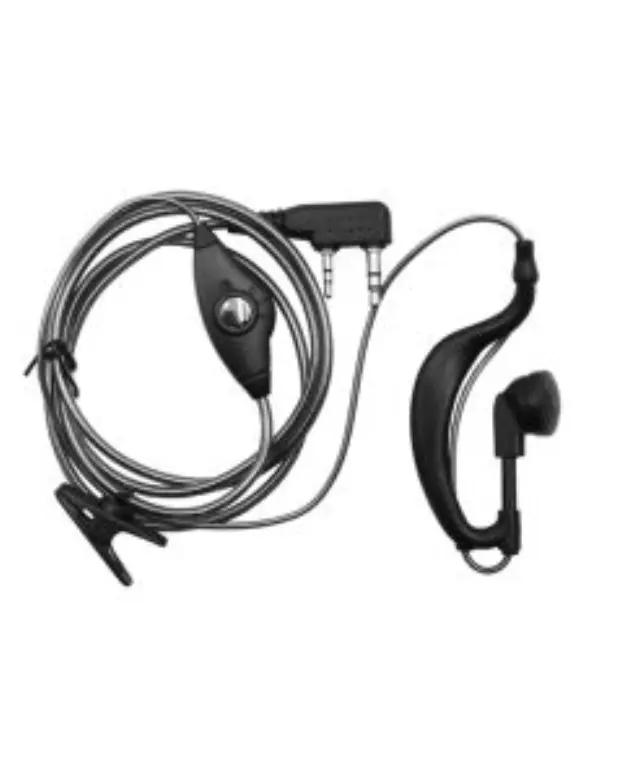 Ακουστικό Ear Hook UHF/VHF με PTT Μικρόφωνο για Πομποδέκτη BAOFENG BF – 888 – UV – 5R – UV – 82
