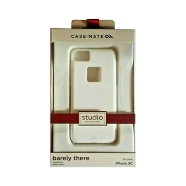Θήκη TPU Case Mate Barely There Για Apple iPhone 5c Λευκή 2