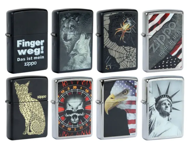 Zippo Σετ Πολυτελής Κασετίνα Πολυτελείας με 8 Αναπτήρες - Συλλεκτικό 2