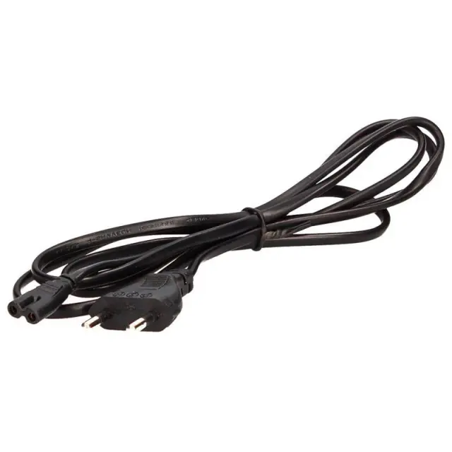 Καλώδιο Τροφοδοσίας GSC AC006 2x0.75mm για Notebooks 1.5m Μαύρο N70529