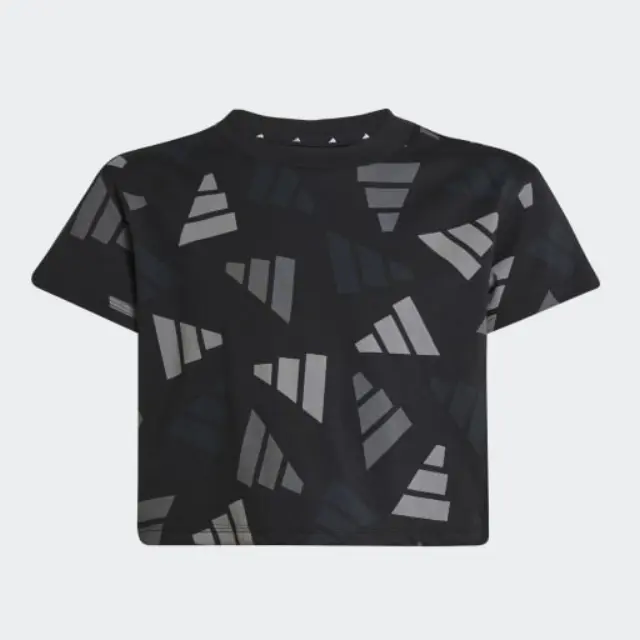 Adidas Seasonal Essentials Logo Celebration Crop Tee JI6200 - 164