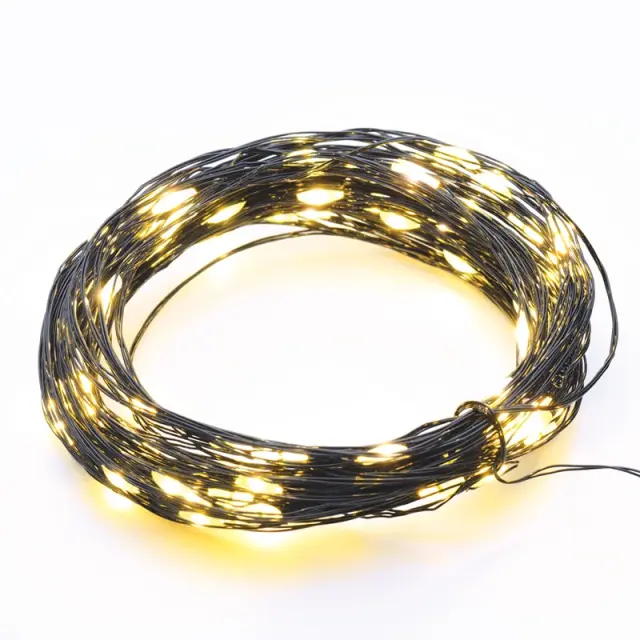 ΛΑΜΠΑΚΙΑ 400 LED 6W ΣΕ ΣΕΙΡΑ ΘΕΡΜΟ ΛΕΥΚΟ ΑΝΤΑΠΤΟΡΑ 6VDC ΜΕ 8 ΠΡΟΓΡΑΜΜΑΤΑ & ΚΑΛΩΔΙΟ ΧΑΛΚΟΥ ΜΑΥΡΟ 3m IP44 20x2 mm / X01400142