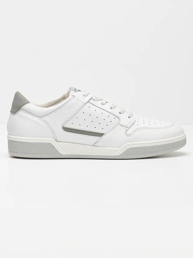 Imac Sneakers Ανδρικό δέρμα Άσπρο IMA/351611 WHITE - 46 2