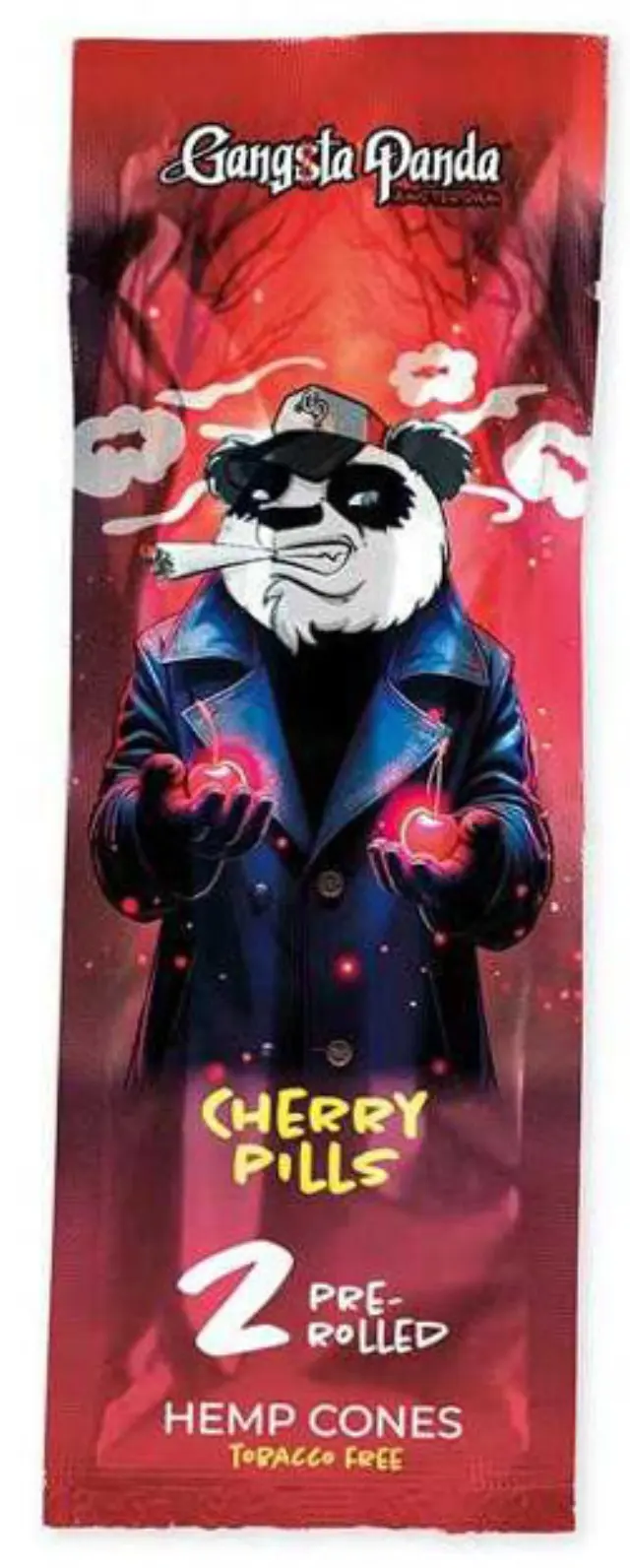 Gangsta Panda Blunt Wraps Πουρόφυλλα - Cherry 2φ. 2