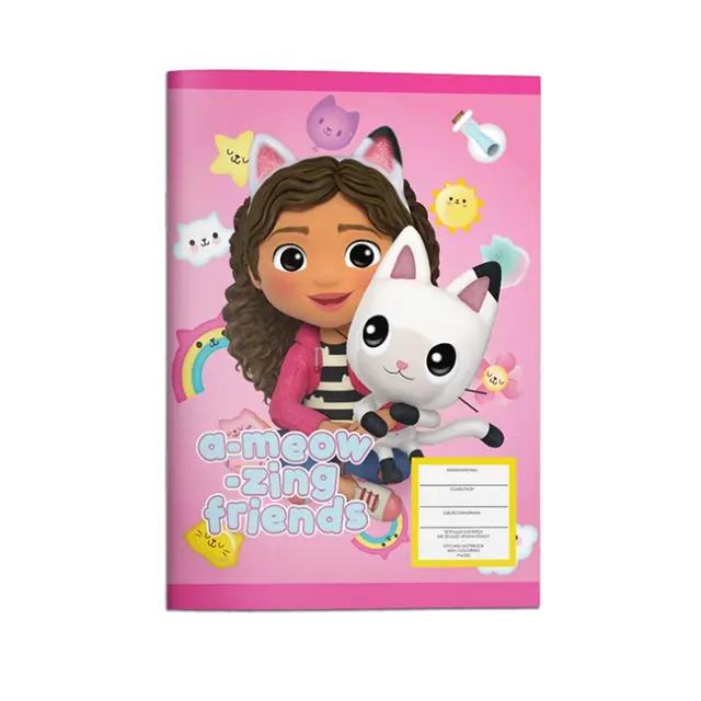 Diakakis Τετράδιο Καρφίτσα 17×25 40 φύλλων Gabbys Dollhouse (000574064) 2