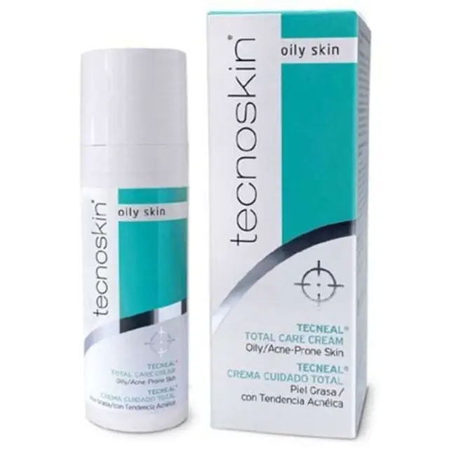 TECNOSKIN Tecneal Total Care Cream Κρέμα Εντατικής Φροντίδας Προσώπου Για λιπαρό με Τάση Ακμής Δέρμα, 30ml