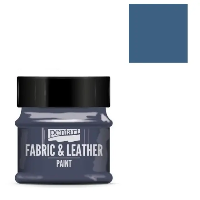 Fabric and leather paint 50 ml, Pentart -Χρώμα για ύφασμα και δέρμα, Denim