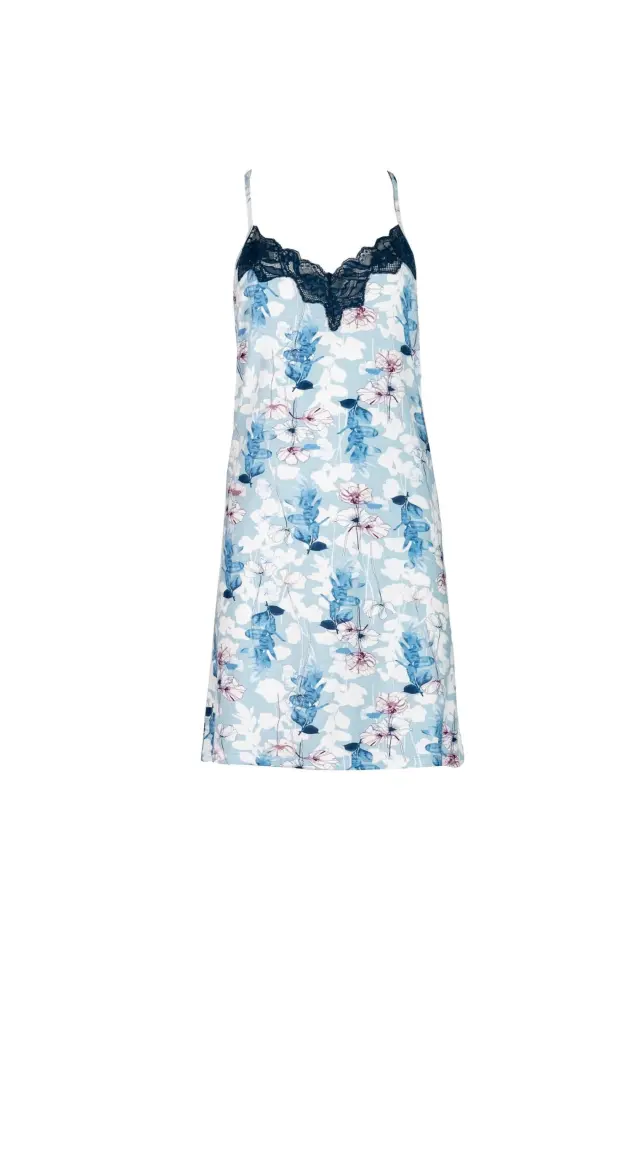 S750 - Type - NIGHTGOWN BLUE FLOWERS 3