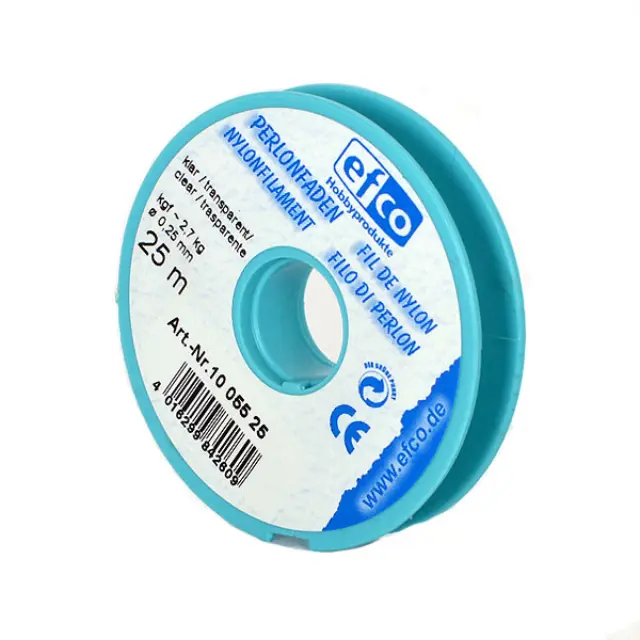 Efco Πετονιά 100% Πολυαμύδιο, Διάφανη Ø0.25mm - 25m