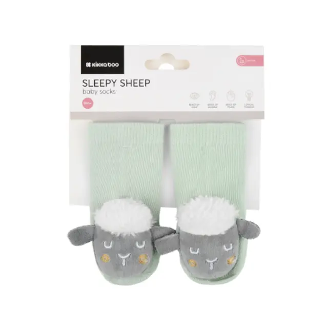 Καλτσάκια με 3D Ζωάκι Sleepy Sheep (0+ μηνών) - Kikka Boo 2